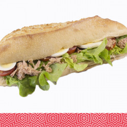 Sandwich thon crudités