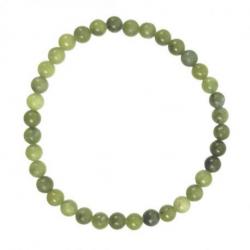 Bracelet Jade Néphrite grade A - boules 4,5mm
