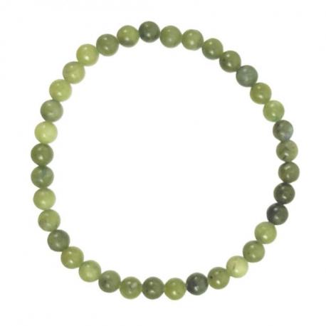 Bracelet Jade Néphrite | Boules 4,5mm