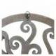 Décor mural ø30cm Arbre de vie  - Bois sculpté blanc cérusé