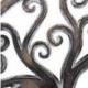 Décor mural ø30cm Arbre de vie  - Bois sculpté marron cérusé