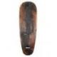 Masque Africain en bois 50cm. Décoration murale motif tortue.