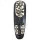Masque Africain 50cm en Bois noir sculpté - Motif Fleurs