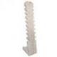 Présentoir à bracelets cranté 40cm - Bois blanc cérusé Présentoir à bracelets cranté 40cm - Bois blanc cérusé