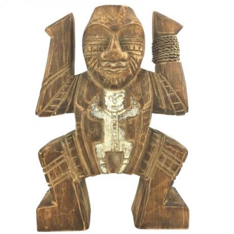 Totem d'Immunité "Koh Samui" en Bois 30cm