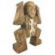 Totem d'Immunité "Koh Samui" en Bois 30cm