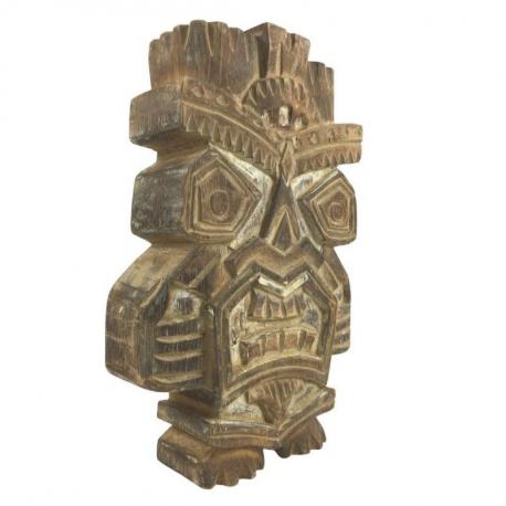 Totem "Koh Tao" en Bois 30cm style Tiki