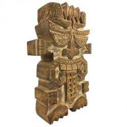 Totem Tiki "Koh Yao Yai" en bois 30cm