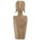 Déclassé - Buste - Présentoir pour colliers et boucles d'oreilles en bois massif brut 35cm