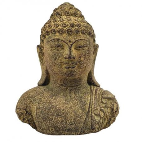 Buste de Bouddha en Pierre 15cm