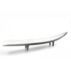 Coupe en Feuille de Cocotier Naturelle - Centre de Table Ethnique Chic coloris Marron et Blanc