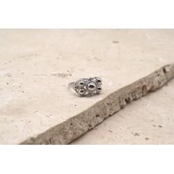 Petite Bague Boulonnaise "Noeud d'Amour" en Argent