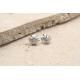 Boucles d'Oreilles Puces Boulonnaises Argent