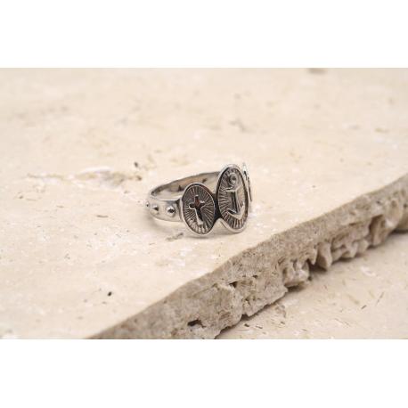 Bague Boulonnaise "Le Capelet" Or Gris