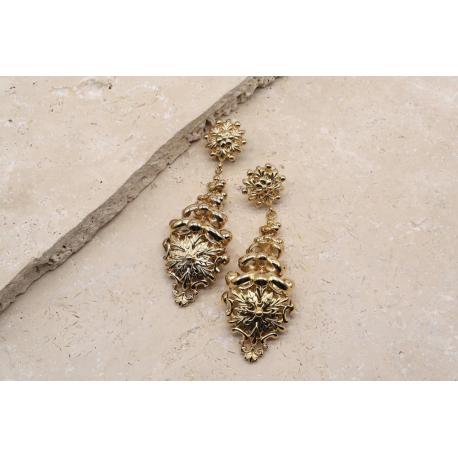 Boucles d'Oreilles Dorlots ou Milanos Plaqué Or Boucles d'Oreilles Dorlots ou Milanos Plaqué Or