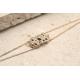 Bracelet Boulonnais "Noeud d'Amour" Plaqué Or