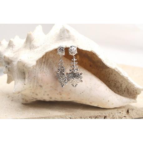 Boucles d'Oreilles Dorlots ou Milanos Argent