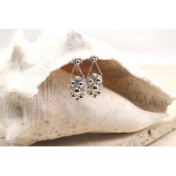 Boucles d'Oreilles Boulonnaises Scintillantes