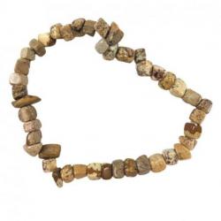 Bracelet baroque Jaspe bois