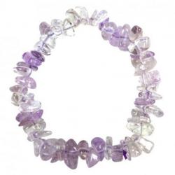 Bracelet baroque Améthyste claire