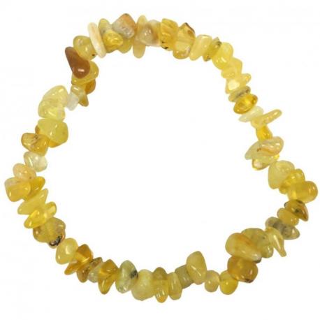 Bracelet baroque Jade Jaune