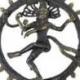 Statuette Shiva Nataraja "Danse Cosmique" en laiton patiné 15cm