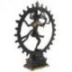 Statuette Shiva Nataraja "Danse Cosmique" en laiton patiné 15cm