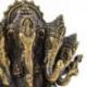 Statuette Ganesh à 5 Têtes en Laiton 13cm