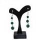 Présentoir / Support à boucles d'oreilles 10cm en Bois Noir