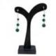 Présentoir / Support à boucles d'oreilles 14cm en Bois Noir