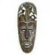 Masque Africain en bois 30cm motif Girafe.