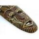 Masque Africain en bois 30cm motif Girafe.