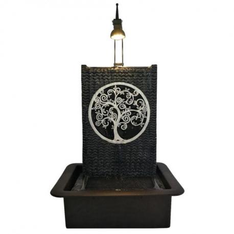 Fontaine d'intérieur Arbre de Vie 55cm - Éclairage Led