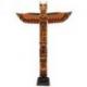 Totem Indien XL 150cm en Bois Sculpté - Aigle et Personnages