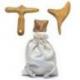 Set de 3 Accessoires de Massage en bois pour le Corps, le Visage, les Mains et les Pieds