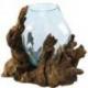 Vase en Verre Soufflé sur Racine de Gamal | Format L
