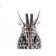 Masque africain Girafe 50cm en bois