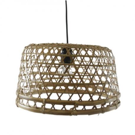 Suspension en rotin et bambou Ø41cm - Modèle Amlapura - Création faite à la main
