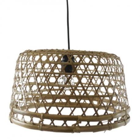 Suspension en rotin et bambou Ø47cm - Modèle Amlapura - Création faite à la main