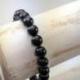 Bracelet Tourmaline Noire - grade AAA - boules 8mm