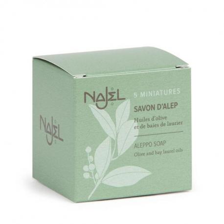 Savons d'Alep d'invités, lot de 5 savonettes | Najel