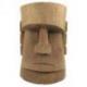 Statue / Tabouret Moai de l'île de Pâques en cocotier 50cm