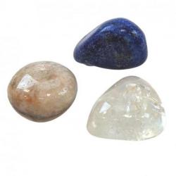 Pack Lithothérapie "Joie de Vivre" - Assortiment 3 pierres roulées Pack Lithothérapie "Joie de Vivre" - Assortiment 3 pierres roulées
