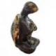 Statuette Tortue Méditation en laiton 11cm