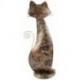 Photophore chat en fer forgé. Grand modèle 45cm