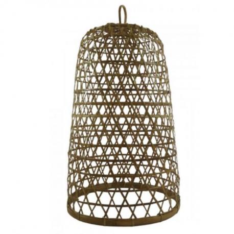 Suspension en rotin et bambou 60cm modèle "Ubud" - Création artisanale