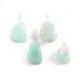 Collier Amazonite AAA - pendentif pierre roulée + cordon