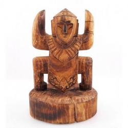 Déclassé - Totem ethnique en bois "Koh Phi Phi" 30cm second choix