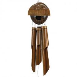 Carillon de Jardin en Bambou - Nichoir en Noix de Coco