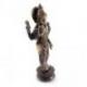 Statuette Dewi Laksmi en laiton 22cm. Savoir-faire traditionnel asiatique.